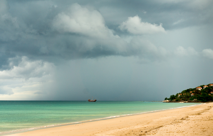 No Brasil, o La Niña provoca chuvas fortes no Norte e Nordeste e secas no Sul e Sudeste. Foto: Getty Images.