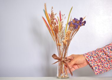 Um arranjo de flores secas chega a durar dois anos. Foto: Getty Images.